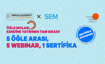 5 Öğle Arası, 5 Webinar, 1 Sertifika